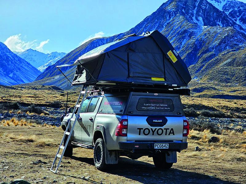 A big roof top tent NZ4WD Magazine